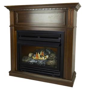 Pleasant Hearth 27.5K BTU 42 Natural Gas Cherry Vent Free Fireplace -  VFF-PH26NG | Blain's Farm u0026 Fleet