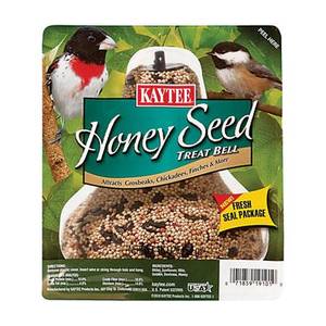 Kaytee Honey Seed Treat Bell, 16 oz Ready-to-Hang Feeder