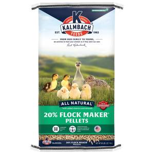 Kalmbach Feeds 50 lb 20% Flock Maker Pellet Chicken Feed