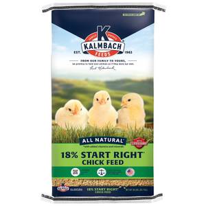 Kalmbach Feeds 50 lb 18% Start Right Chick Feed