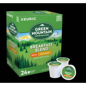 Green mountain breakfast hotsell blend decaf k cups