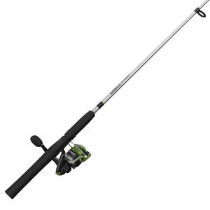 Zebco 5'6" Spinning Combo Crappie Fighter 2 pc rod Durable Orange Tip 