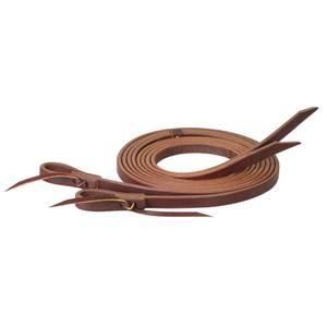 Weaver Leather Bridle Leather Split Reins, Brown, 5/8 x 7