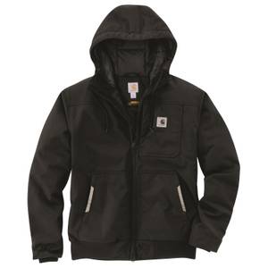 Carhartt Rain Defender Heavyweight Hooded Shirt Jacket for Men in Blac –  Glik's