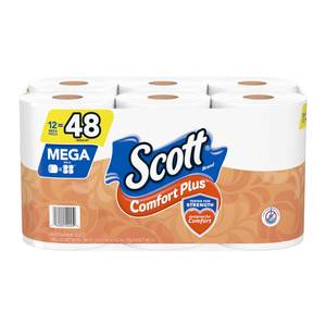 Scott 1000 Trusted Clean Toilet Paper, 32 Rolls, Septic-Safe, 1-Ply Toilet  Tissue, 8 Count (Pack of 4)