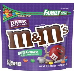 M&M'S Fudge Brownie Chocolate Candy Party Size, 34 oz Bag Fudge Brownie 2.4  Pound (Pack of 1)