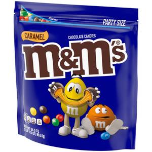 M&M'S Fudge Brownie Chocolate Candy Party Size, 34 oz Bag