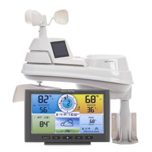 Iris (5-in-1) Wireless Home Weather Station with Indoor/Outdoor Thermometer,  Wind Anemometers, Rain Gauge, and Barometer