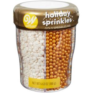 Wilton 4 oz Pearlized Snowflake Sprinkles Mix