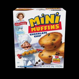 Little Debbie Little Muffins, Chocolate Chip - 8.27 oz box