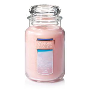 YANKEE CANDLE NEW; LARGE; CLEAN COTTON SCENTED JAR CANDLE; 22 OZ. 110-150  Hrs.