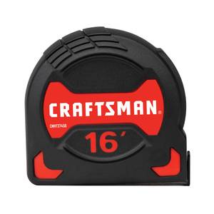 Craftsman Keychain Tape Measure, 6 ft (CMHT37106G)