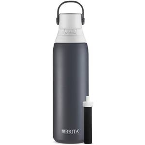 Rubbermaid Essentials 32oz Gray Plastic Water Bottle with Chug and Sip Lid  (Pack of 2)