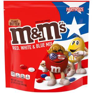 Patriotic Mini M&Ms - Red, White & Blue Milk Chocolate 