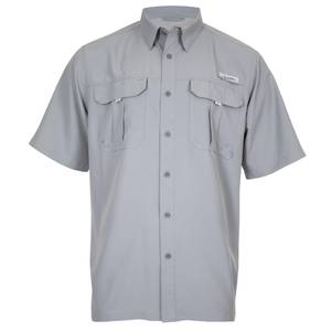 Habit Mens Fishing Shirt Short Sleeve Size 2XL 40+ Solar Factor Blue