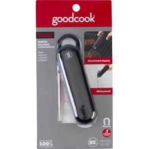 Goodcook Good Cook Classic Meat Thermometer NSF Approved, 1, Bright Steel