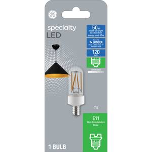 GE Specialty LED 60-Watt EQ T4 Soft White Dimmable LED Light Bulb