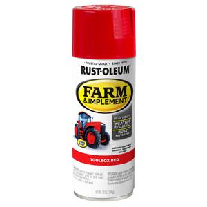 Rust-Oleum 12 oz Farm & Implement Toolbox Red Spray Paint - 350444