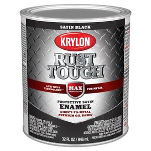 RUST-OLEUM 7776-402 7776-402 Gallon Enamel, 4.06 Fl Oz (Pack of 1),  Blacks|Flat Black