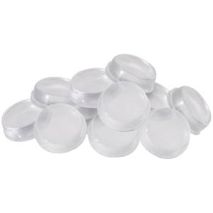 Waxman 1 Round Super Sliders Felt Pads with Gorilla Glue - Furniture Sliders