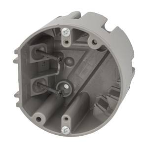 1 Gang 18 Cu In Round Old Work Electrical Ceiling Box | Shelly Lighting