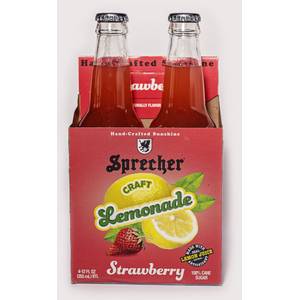 Sprecher Brewing Co. 4-Pack 12 oz Strawberry Craft Lemonade