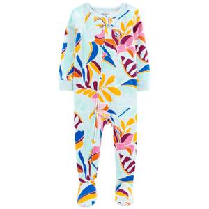 Carter's Infant Girl's Floral Fleece Footie PJs - 1O069510-12M