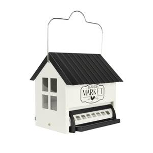 Nature's Way Hopper Feeder, 5.5 qt, Weight-Sensitive Collapsing Seed Shields