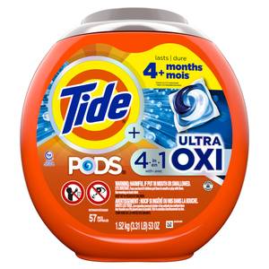 Tide Ultra Oxi Whitening Boost, 57 oz, All in One Laundry Booster