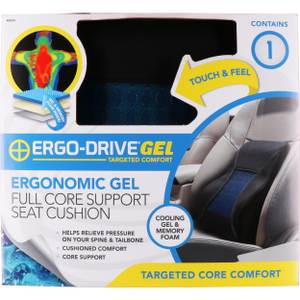 Ergo-Drive Comfort Gel No Mesh Steering Wheel Cover - 39451P