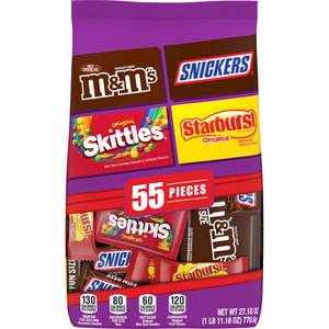 Mars M&M's Fun Size Peanut, Peanut Butter, & Milk Chocolate Variety Candy  Pack, 32 Oz., 50 Count 