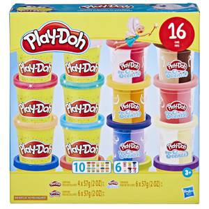 Hasbro HSBB6756 Play Doh-Single Can Assorted (Pack of 24)