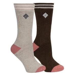 Columbia Women's 2-Pack Midweight Thermal Socks - RCS276WUSBK12PR