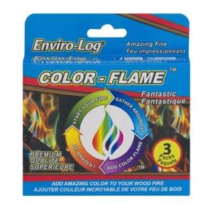 Enviro - Log 3-Pack Color Flame Packets - CF5879 | Blain's Farm u0026 Fleet