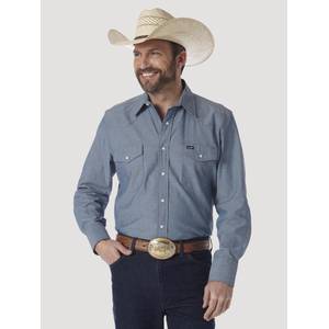 Wrangler Men's Western Chambray Workshirt