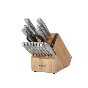 Farberware Edgekeeper Stainless Steel Knife Block Set 11 Piece, Stainless -  Yahoo Shopping