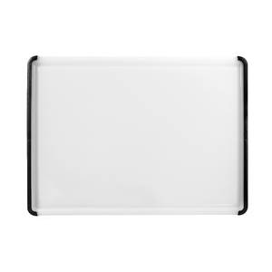 KitchenAid Classic Plastic Cutting Board with Perimeter Trench and Non Slip  Edges, Dishwasher Safe, 11 inch x 14 inch, White and Gray