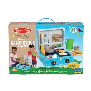 Melissa & Doug Let’s Explore Camp Stove Play Set – 24 Pieces -  FSC-Certified Materials