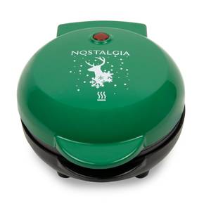 Nostalgia MWFSNMN5BL MyMini Snowman Waffle Maker, Blue, 1 - Foods Co.