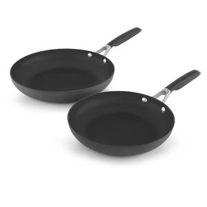 2-Pack T-fal Ultimate Hard Anodized Non-Stick Fry Pan, 8/10.25