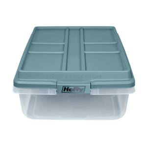 RopeSoapNDope. Rubbermaid Clever Store Latching Lid Storage Tote