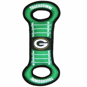 Green Bay Packers Locker Room Dog Toy - 3 Pie