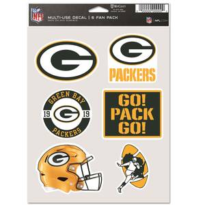 Siskiyou Sports NFL Fan Shop Green Bay Packers Home State Decal One Size  Team Color, 10.00 x 0.25
