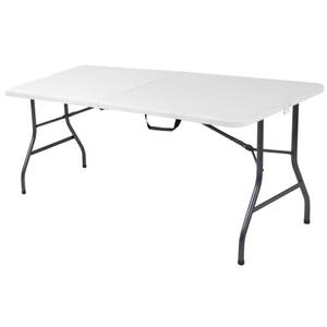 Cosco 6' Fold-in-Half Banquet Table with Handle