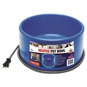 K&H Pet Products | Thermal Bowl - Blue, 96-Oz.