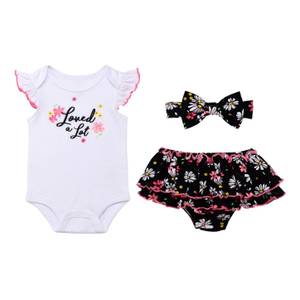 Infant Girl's Loved A lot Bloomer Set