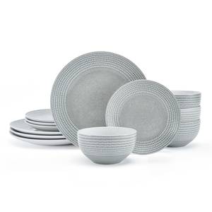 Pfaltzgraff Pierce 16-Piece Dinnerware Set, Service for 4, Gray