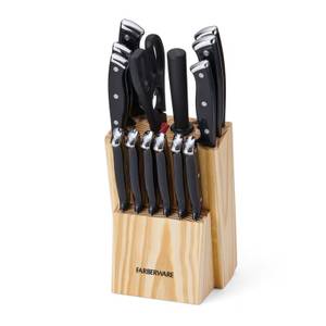Farberware Cutlery Set - Black, 15 pc - Fry's Food Stores