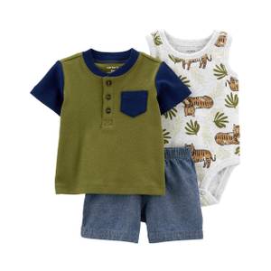 Carter's Infant Boy's Construction Bodysuit and Pant Set - 1P334310-6M