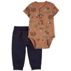 Giants Baby Boys 3-Piece Bodysuit, Pant, and Cap Set – babyfans